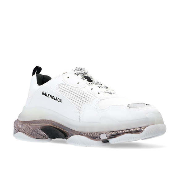 Balenciaga Men's "Triple S" Airsole Sneakers White - Picture 2 of 4